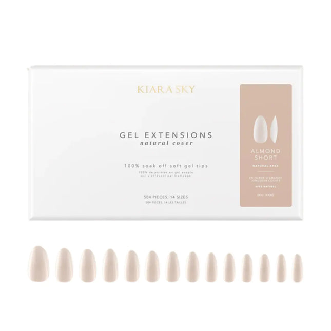 Kiara Sky Natural Gel Extensions Almond Short