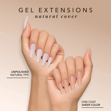 Kiara Sky Natural Gel Extensions Coffin Short