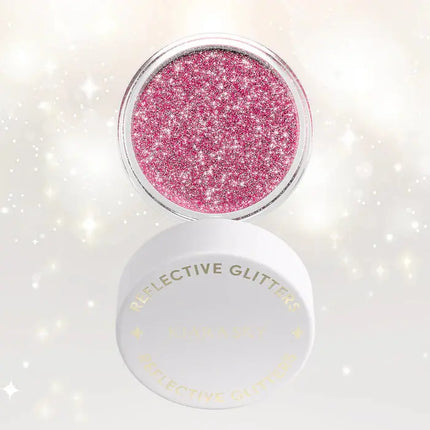 Kiara Sky Reflective Glitter Flirty Flamingo