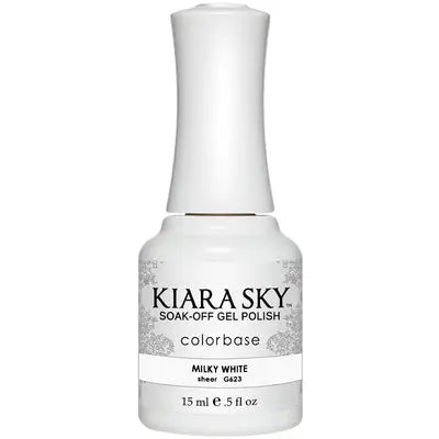 Kiara Sky Soak-off Gel Polish Milky White