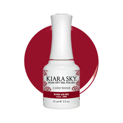 Kiara Sky Soak-off Gel Polish Roses Are Red