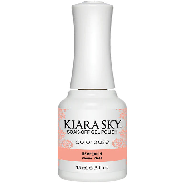 Kiara Sky Soak-off Gel Polish RSVPeach
