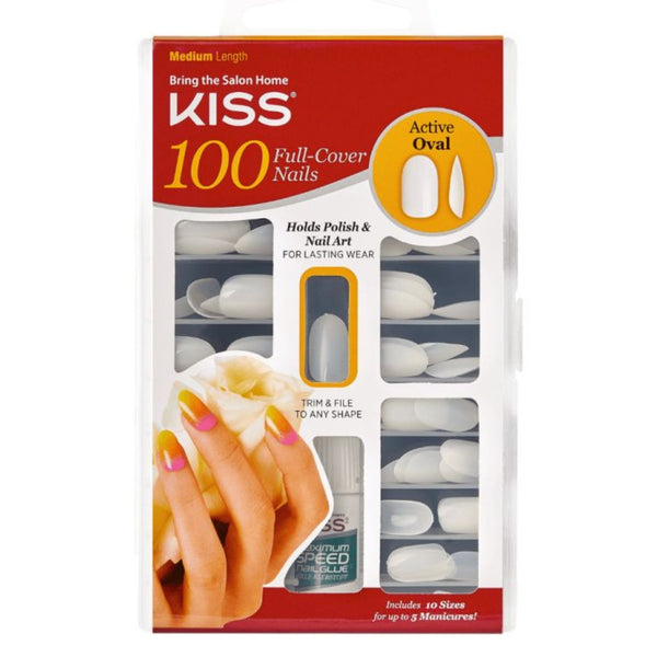 Kiss 100 Nails Active Oval