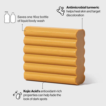 Kitsch Brightening Kojic Acid Solid Face & Body Wash
