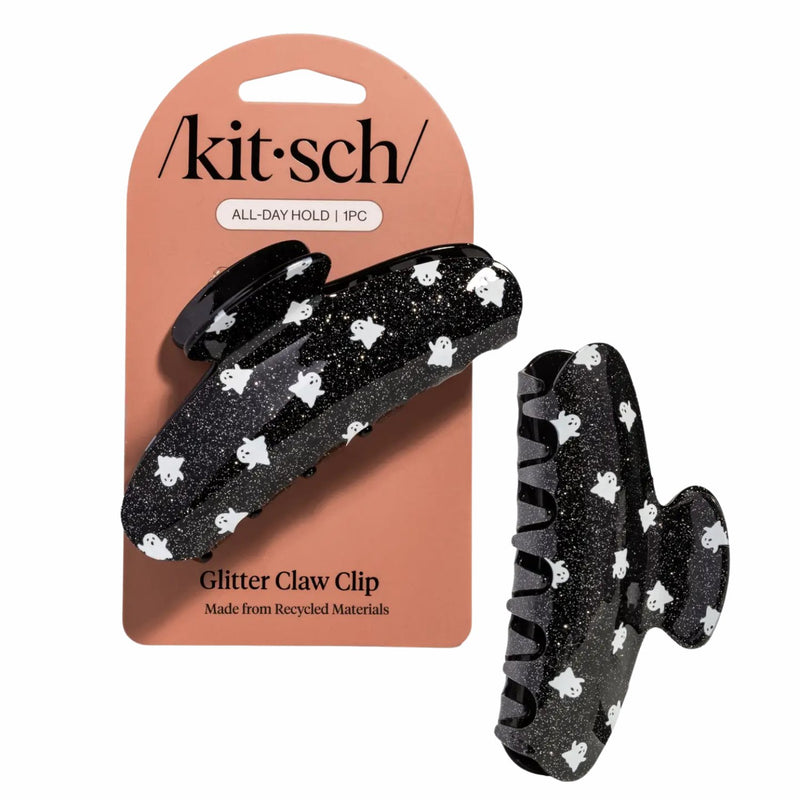 Kitsch Glitter Claw Clip Ghosts