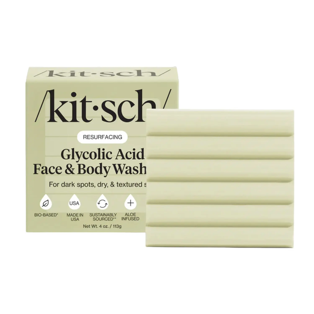 Kitsch Glycolic Acid Face & Body Wash Bar