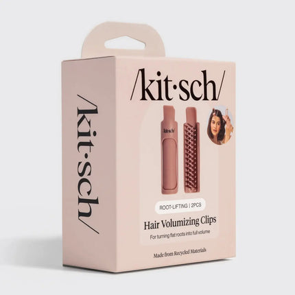 Kitsch Hair Volumizing Clip Set Terracotta