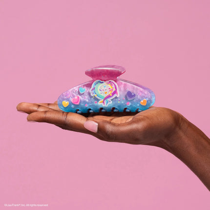 Kitsch Lisa Frank Glitter Claw Clip Dancing Dolphins™