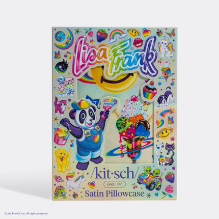 Kitsch Lisa Frank Satin Pillowcase The Fantastic World Of Lisa Frank King
