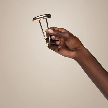 Kitsch Metal Barette French Hair Pin Gold