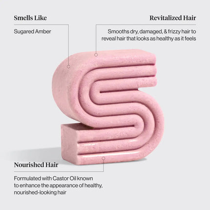 Kitsch Smoothing Castor Oil Nourishing Shampoo & Conditioner Bar Set