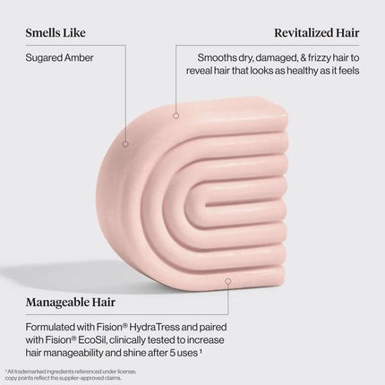 Kitsch Smoothing Castor Oil Nourishing Shampoo & Conditioner Bar Set