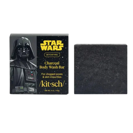 Kitsch Star Wars™ Charcoal Detoxifying Solid Body Wash Bar Darth Detox