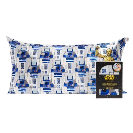 Kitsch Star Wars™ Satin Pillowcase R2-D2 & C-3PO King