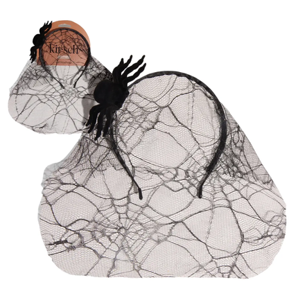 Kitsch Veil Headband Spiderweb