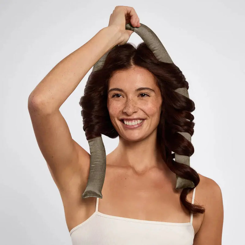 Kitsch Velvet XL Heatless Curling Set Eucalyptus