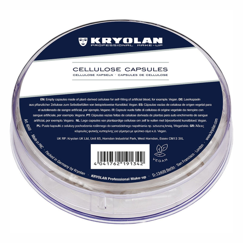 Kryolan Professional Make-up Cellulose Capsules 20 Piece(s)