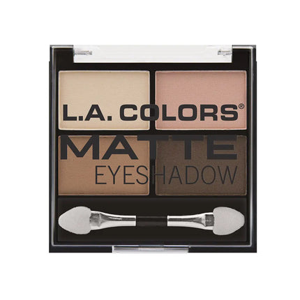 LA Colors 4 Color Matte Eyeshadow Mattifying