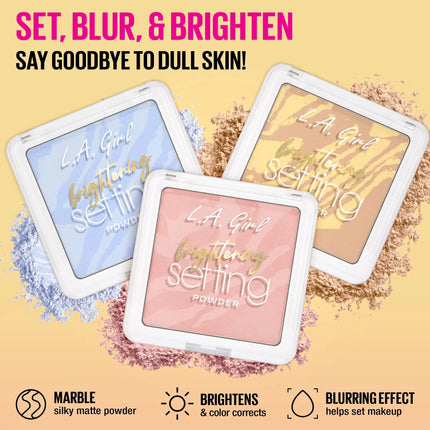LA Girl Brightening Marbled Setting Powder