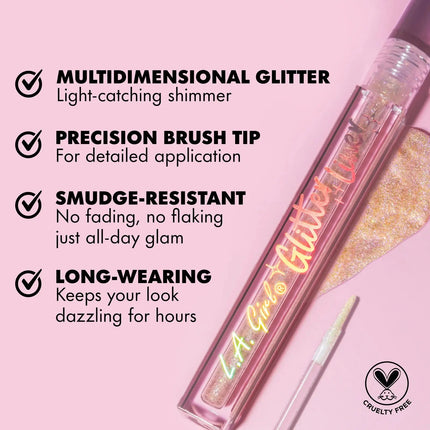 LA Girl Glitterliner Gold Goals