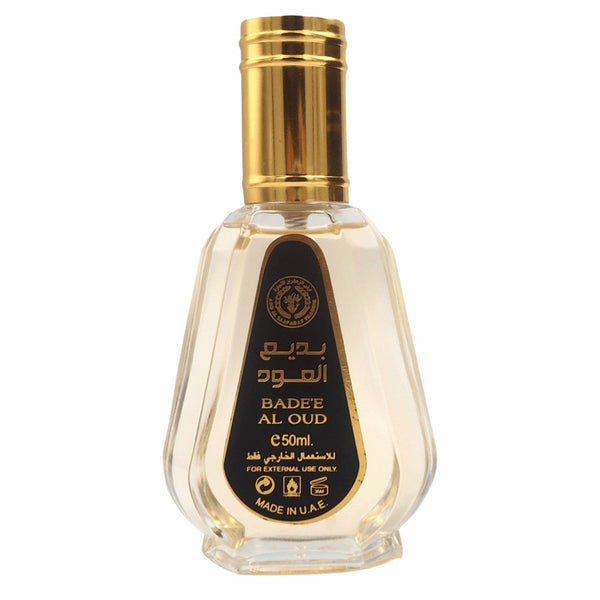 Lattafa Ard Al Zaafaran Badee Al Oud Eau de Parfum, unisex geur met oud en kruidige noten
