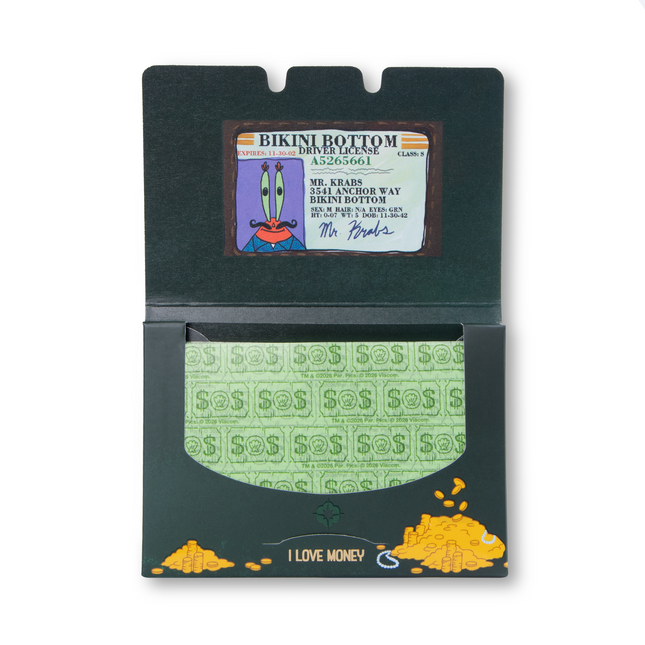 Lethal Cosmetics x SpongeBob The Movie Mr. Krabs’ Wallet Blotting Paper