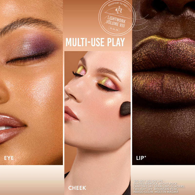 Danessa Myricks Beauty Lightwork Palette VIII Freedom Palette, oogschaduwpalette met 18 tinten