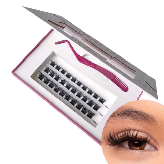 Lina Lien Press Lash Starterkit Dramatic Black Glue Strip
