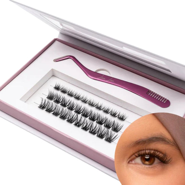Lina Lien Press Lash Starterkit Glamour Black Glue Strip