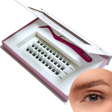 Lina Lien Press Lash Starterkit Natural Black Glue Strip