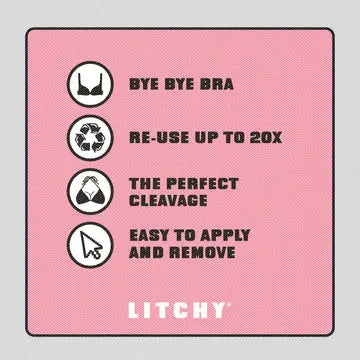 Litchy Adhesive Bra Sandy Cup A