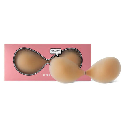 Litchy Adhesive Bra Sandy Cup B