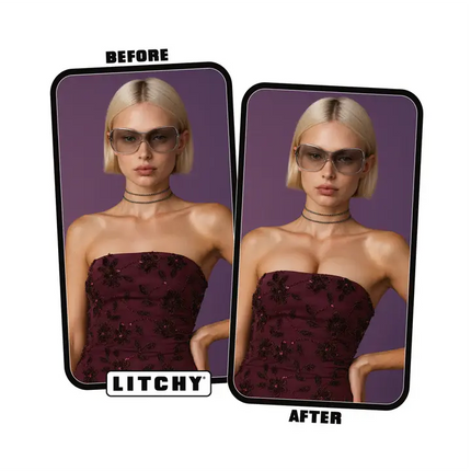 Litchy Adhesive Bra Sandy Cup D