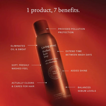 Living Proof Pefect Hair Day Advanced Clean Dry Shampoo Velvet Amber