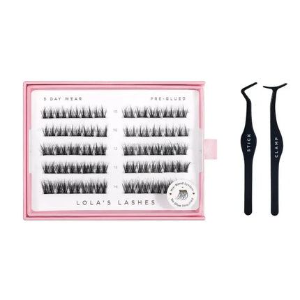 Lola's Lashes Soft Definition Pre Glued Lashes set