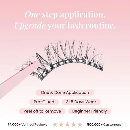 Lola's Lashes Tapered Flick Pre Glued Half Lashes