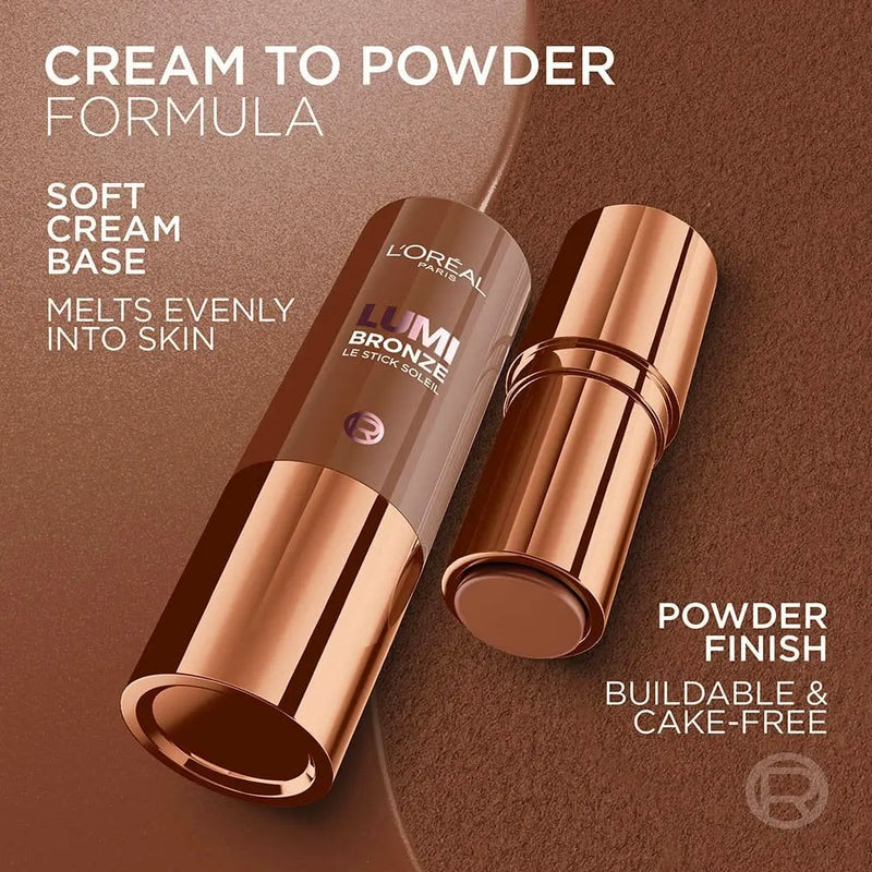 L'Oréal Paris Lumi Bronze Le Stick Soleil Bronzer 130 Sunset Dore