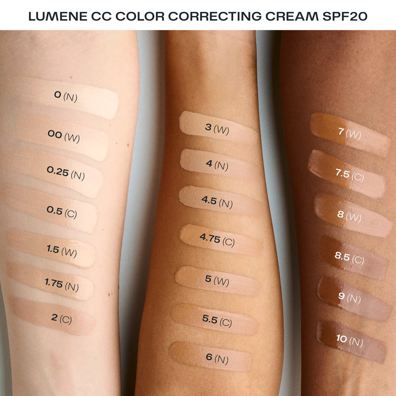 Lumene Cc Color Correcting Cream Spf20 Shade 00 Ultra Light