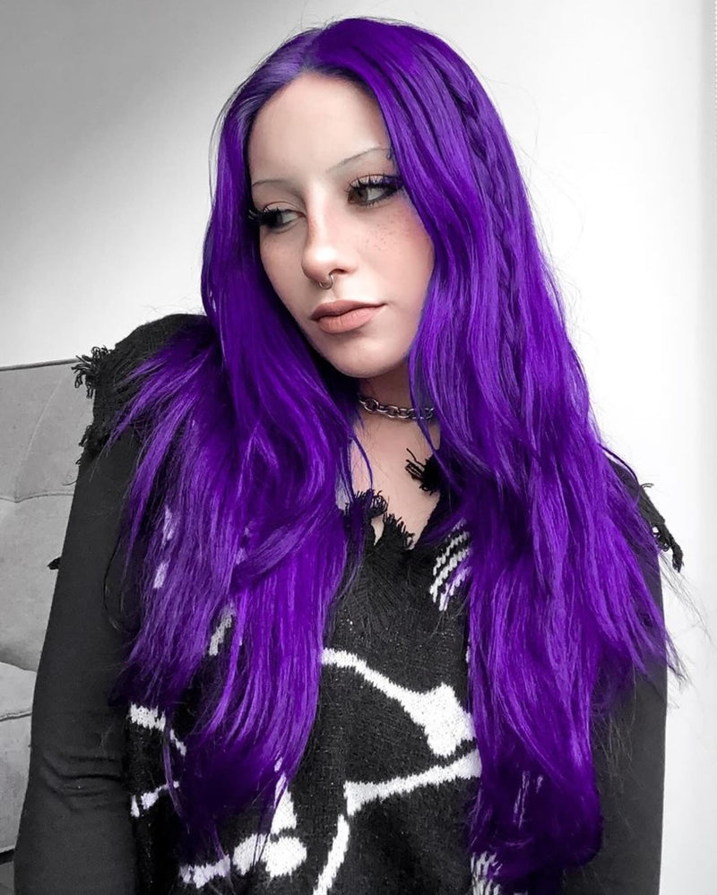Lunar Tides Semi Permanent Hair Color Dark Violet, semi-permanente haarverf donkerpaars, foto 5 van 9