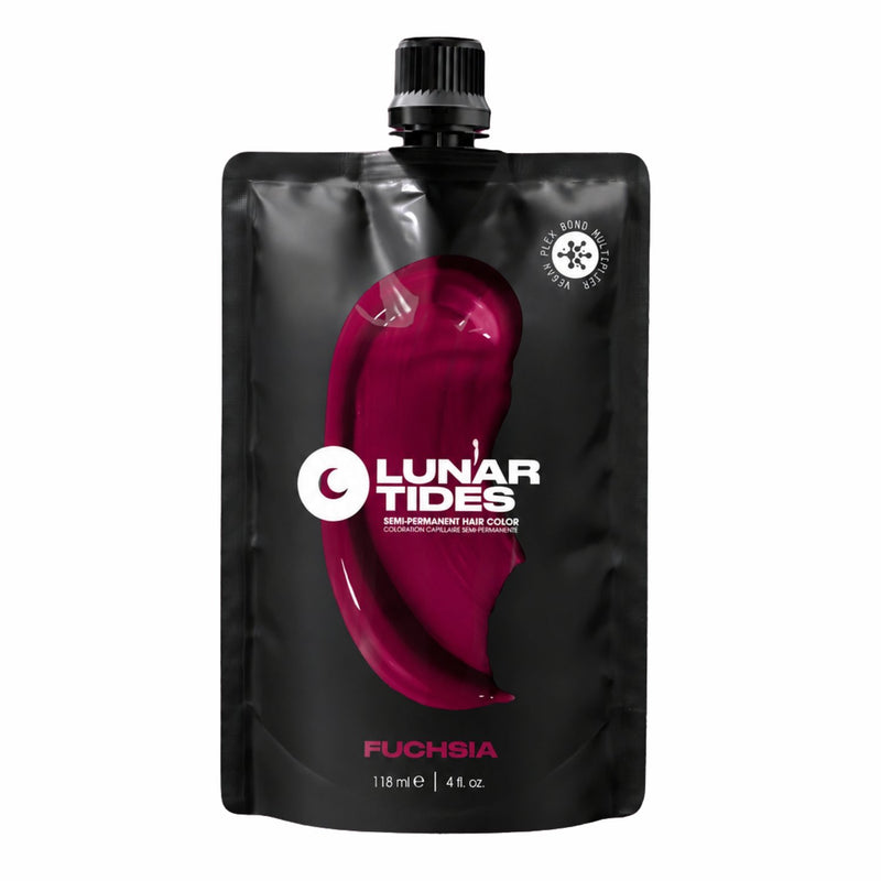 Lunar Tides Semi Permanent Hair Color Fuchsia, semi-permanente haarverf in fuchsia roze