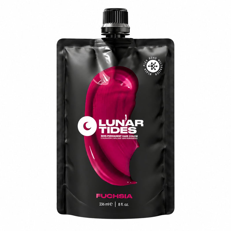 Lunar Tides Semi Permanent Hair Color Fuchsia, semi-permanente haarverf voor een intense roze kleur