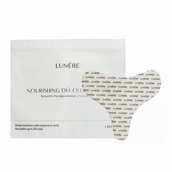 Lunere Nourishing Decolleté Patch, patch voor de decolleté met hyaluronzuur