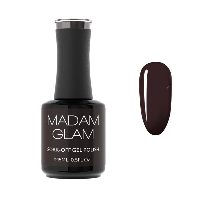 Madam Glam Soak Off Gel Polish Berry Bordeaux