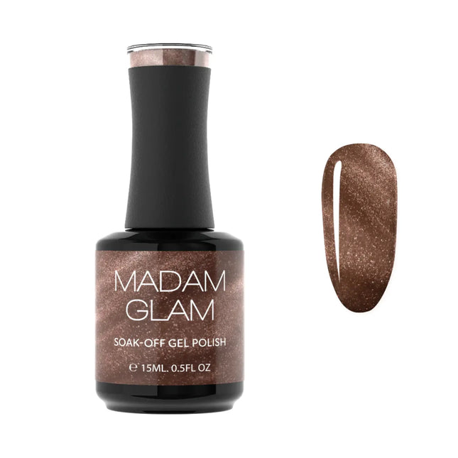 Madam Glam Soak Off Gel Polish Toasted Pecan