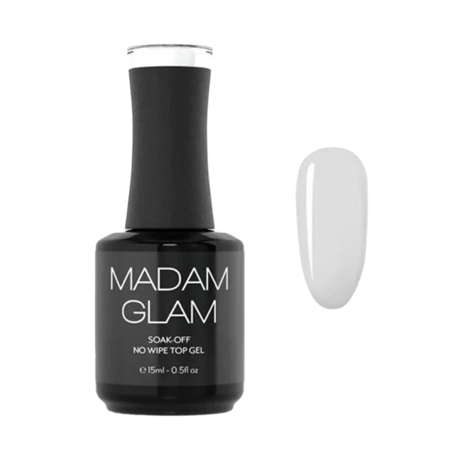 Madam Glam Soak Off No Wipe Top Coat Gel