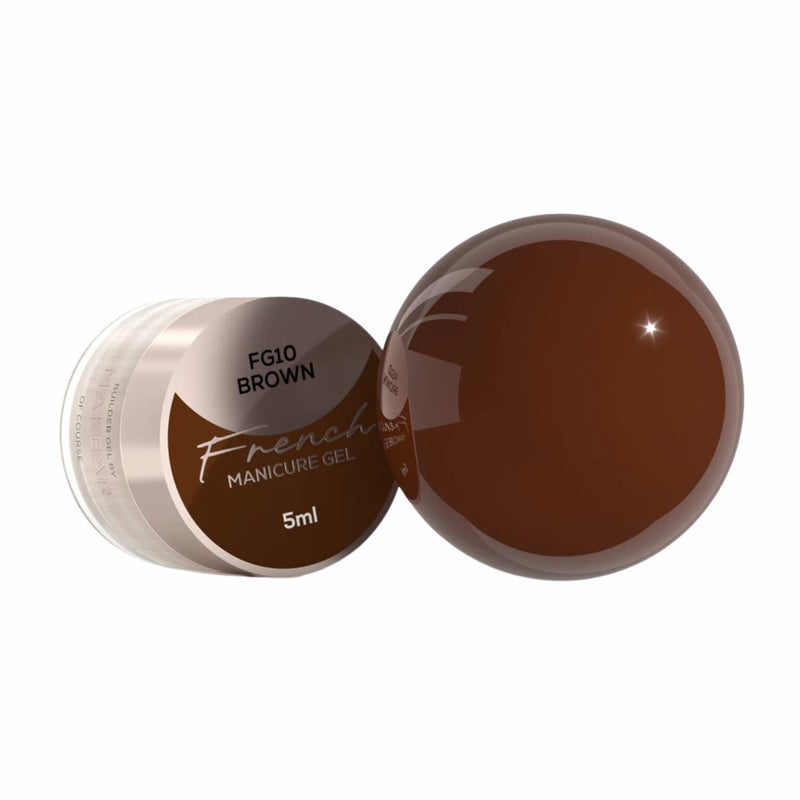 Makear French Manicure Gel FG10 Brown, bruine gel voor French manicure en nail art