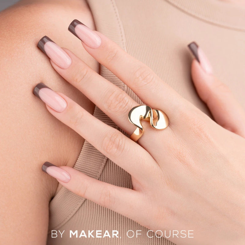 Makear French Manicure Gel FG10 Brown, bruine gel voor French manicure en nail art