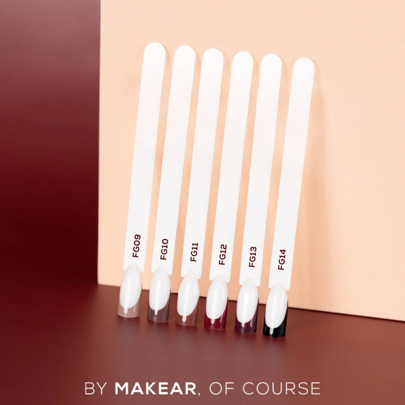 Makear French Manicure Gel FG11 Chocolate, diepbruine gellak voor french manicure en nail art