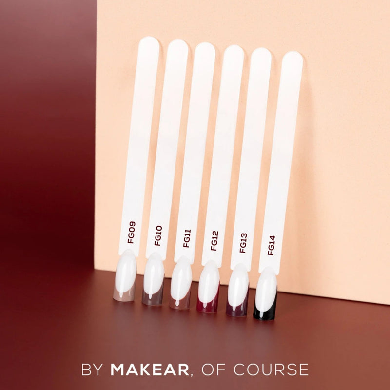 Makear French Manicure Gel FG13 Red Wine, dieprode gellak voor French manicure en nail art