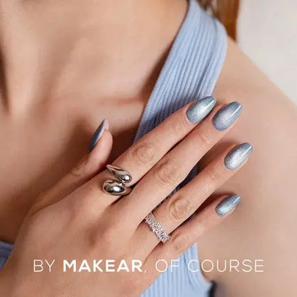 Makear Glow In Dark Cat Eye Gel Polish CL05 Manhattan Night
